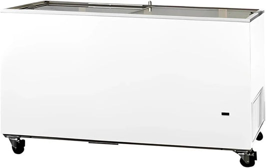 Vriezer, 670 l, 892 mm, 2055 x 629 x 892 mm, MBH Professionele horizontale met glazen deur, voor gastronomie, industriële, gemaakt in Europa