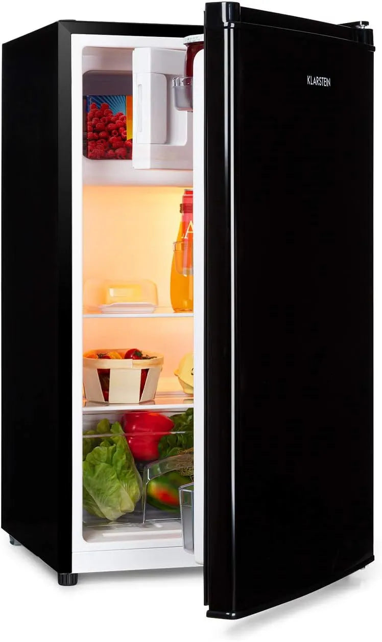 Klarstein koel-vriescombinatie, 40 dB, Koelkast Cool Cousin Koelvriescombinatie 70+11L 40 dB, met Vriesvak Mini-Koelkast, voor Keuken voor Singles