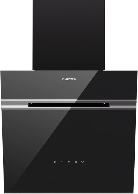 Klarstein afzuigkap, 3 standen, Alina, touch-bedieningspaneel, energie-efficiëntie A