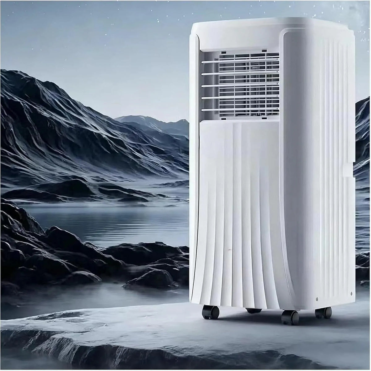 9000BTU airconditioner, 9000 BTU, 28 m2, stille werking, 3-in-1 Mobiele 9000 BTU, Koelen en Ontvochtigen met Afstandsbediening