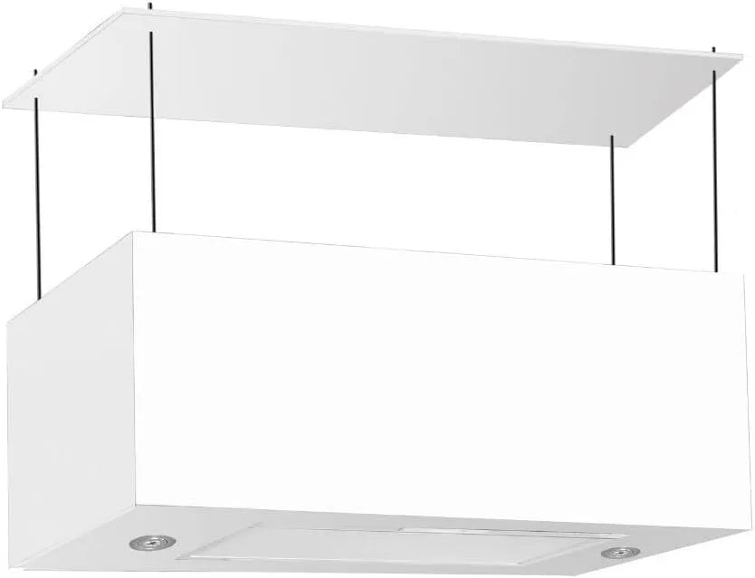 Afzuigkap, Witte eiland keuken touch screen led licht 60x35xh35cm