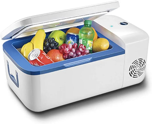 Minikoelkast, draagbaar ontwerp, LXLTLB Draagbare mini-koelkast met mini-bar, Dual Use en compact, voor dranken, voor slaapkamer