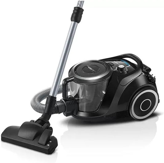Bosch BGC41XSIL stofzuiger, 68 dB, 700 W, stille werking, zakloos opvangsysteem, voor mensen met allergieën, voor parket, extra stil, lange kabel