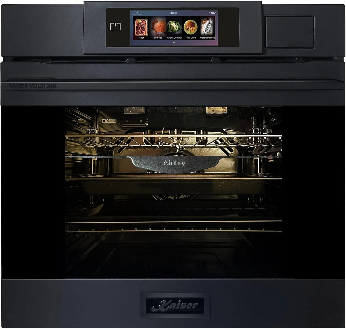 EH 6341 elektrische oven, Kaiser inbouwoven elektrische stoomoven 86 L TFT grafietgrijs mat