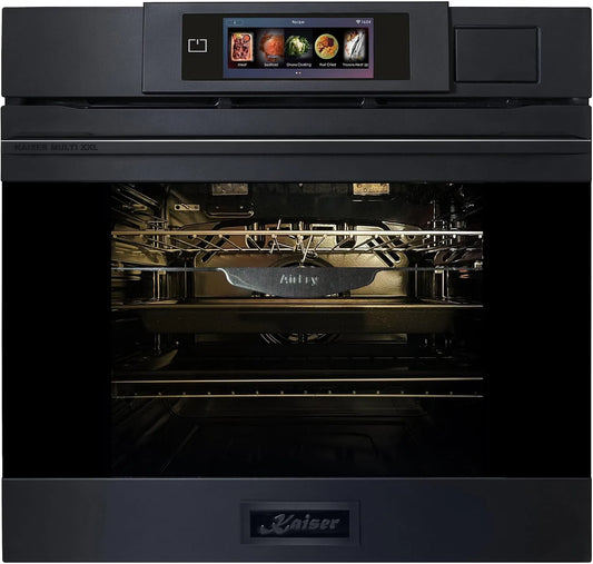 EH 6341 elektrische oven, Kaiser inbouwoven elektrische stoomoven 86 L TFT grafietgrijs mat
