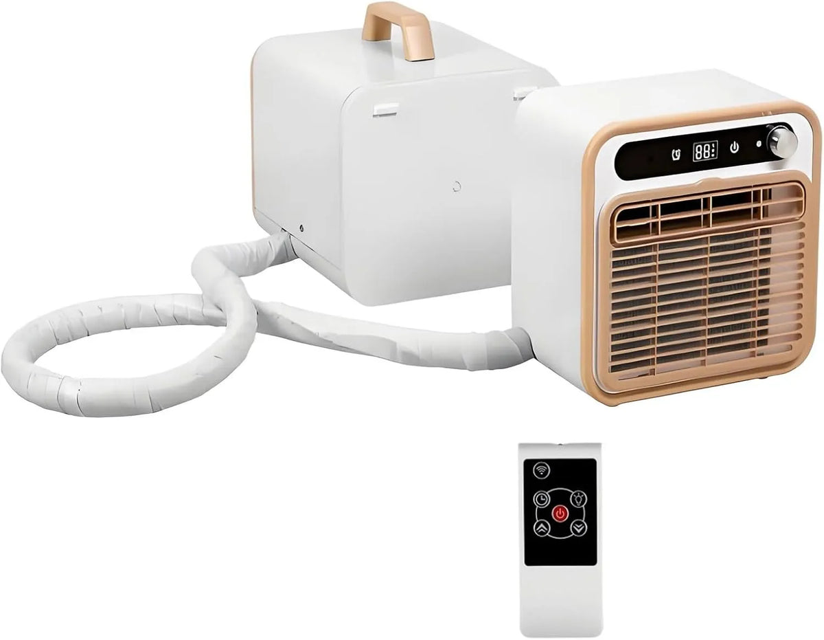 Airconditioner, 5000 Btu, 1500 W, wifi-bediening, touchbediening, timer, Split-, Draagbare Airco 5000 Btu, Voor Kamperen