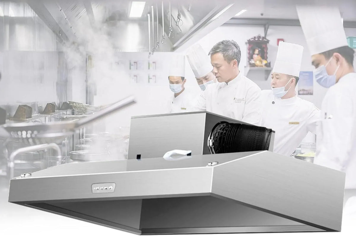 Afzuigkap, Size : 880W, keukenventilatie met instelbare afzuigstanden