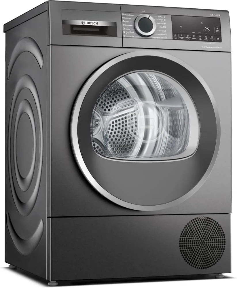 Bosch WQG235DREU warmtepomp, digitaal display, Engelstalige display, CastIron Grey