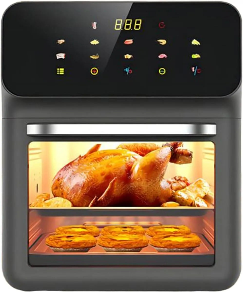 Airfryer, heteluchtfunctie, combi-apparaat, apparaat voor het koken van pizza