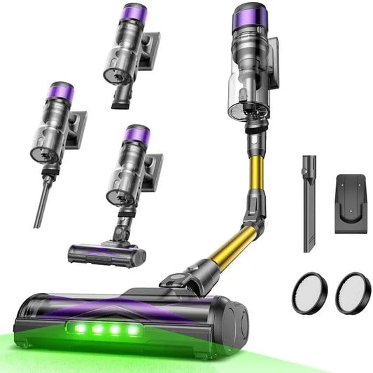 U20 stofzuiger, 55 kPa, 60 min, reinigingsmodus voor huisdierhaar, Ultenic, GreenEye-technologie, Opvouwbare Buis, TangleTame Vloerborstel