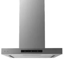 Cecotec TT 608000 afzuigkap, 165 W, 800 m3/h, glas Black A++, roestvrijstalen afwerking, touch-bediening, delay-functie