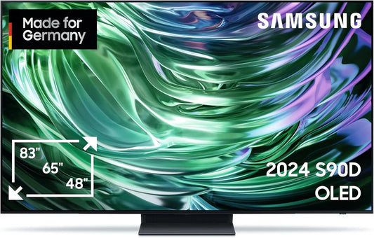 Samsung GQ55S90DAEXZG S90D OLED Smart TV, 55 inch, 55 inch 4K -tv met Neural Quantum 4K AI Gen2 processor, Duits model