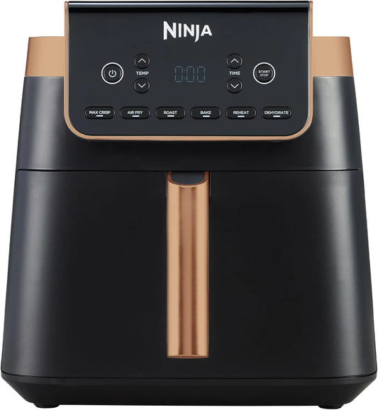 Ninja 6.2L AF180EUCP airfryer, Gebruikt Geen Olie, heteluchtcirculatie met kookprogramma's
