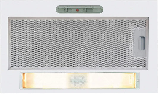 G-45 afzuigkap, 45 WH, 335 m3/h, 51 cm, 2 standen, stille werking, Inbouw 51 cm