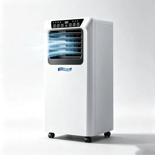 Airconditioner, 14000 BTU, 9000 BTU, 14000 BTU Mobiele Airco Met Verwarming en Koeling, 2-in-1 Vrijstaande Op Wieltjes